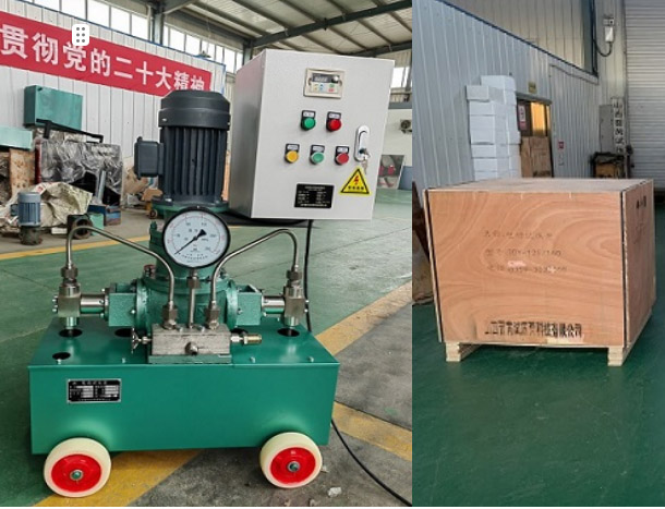 非标定制2D-SY20/160电频电动试压泵已发往邯郸